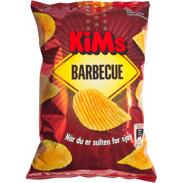 Kims Chips med barbecue, 175g Chips & dip hjemve.dk