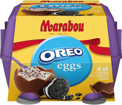 Marabou Oreo Eggs - Påskeæg, påskeslik og andre påskevarer ...
